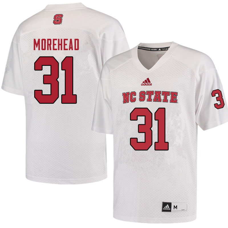 Men #31 Jarius Morehead NC State Wolfpack College Football Jerseys Sale-Red - Click Image to Close